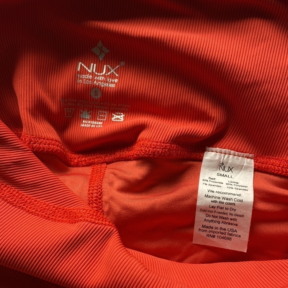 NUX Night Rider High Rise Ribbed Bike Short - Picture 7 of 9